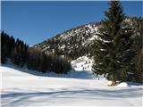 idilična planina v Plazeh, dejansko pa tukaj ni plazov